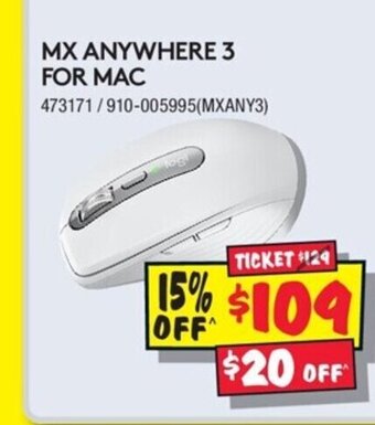 JB Hi-Fi MX Anywhere 3 For Mac offer