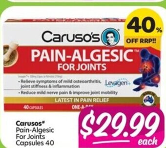 Your Discount Chemist Carusos offer