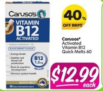 Your Discount Chemist Carusos offer