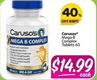 Your Discount Chemist Carusos offer