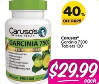 Your Discount Chemist Carusos offer