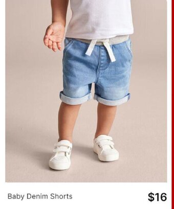 Target Baby Denim Shorts offer
