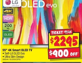 JB Hi-Fi 55"4K Smart OLED TV offer