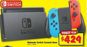 Nintendo Switch Console Neon