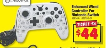 JB Hi-Fi Enhanced Wired Controller For Nintendo Switch offer