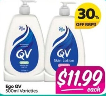 Your Discount Chemist Ego QV offer