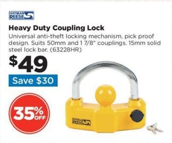 Repco Heavy Duty Coupling Lock offer