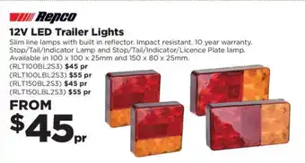 Repco 12V LED Trailer Lights offer