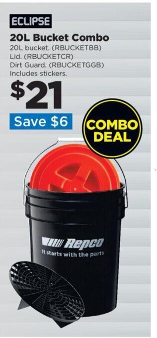 Repco 20L Bucket Combo offer