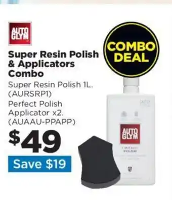 Repco Super Resin Polish & Applicators Combo offer