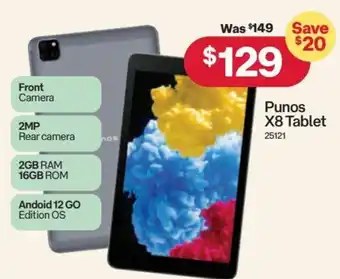 Australia Post Punos X8 Tablet offer