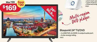 Blaupunkt 24" TV/DVD