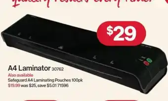 Australia Post A4 Laminator offer