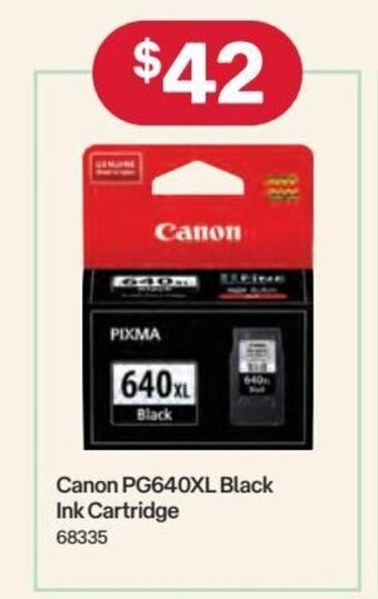 Australia Post Canon PG640XL Black Ink Cartridge offer