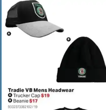 Mitre 10 Tradie VB Mens Headwear offer