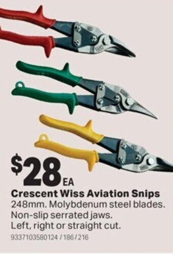 Crescent Wiss Aviation Snips