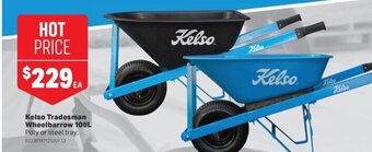 Mitre 10 Kelso Tradesman Wheelbarrow 100l offer