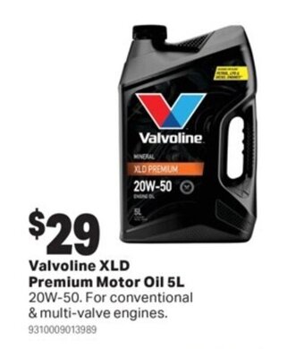 Valvoline XLD Premium Motor Oil 5L