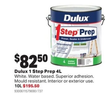 Mitre 10 Dulux 1 Step Prep 4L offer