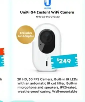 Leader Computers UniFi G4 Instant WiFi Camera offer