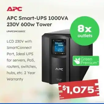 Leader Computers APC Smart-UPS 1000VA 230V 600w Tower offer