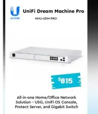 Leader Computers UniFi Dream Machine Pro offer