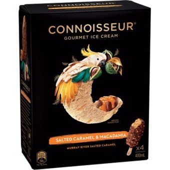 IGA Connoisseur gourmet ice cream 4-6 pack selected varieties offer