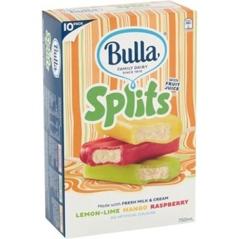 IGA Bulla ice cream sticks 8-14 pack selected varieties offer