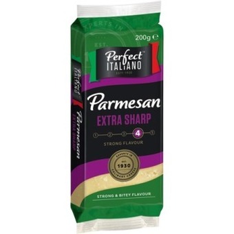 IGA Perfect italiano extra sharp traditional parmesan cheese 200g offer