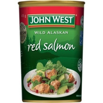 IGA John west wild alaskan red salmon 415g offer