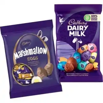 IGA Cadbury egg share bags 110-175g selected varieties* offer