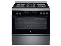 Bing Lee Electrolux 90cm Dual Fuel Pyrolytic Freestanding Cooker offer