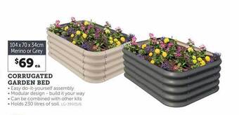 Stratco Corrugated garden bed offer