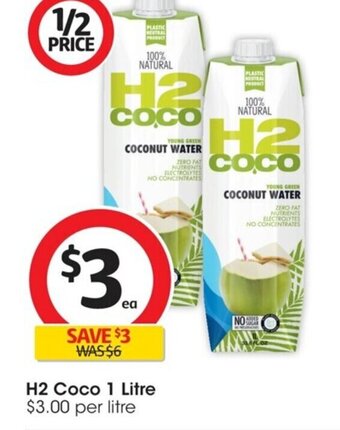 H2 Coco 1 Litre
