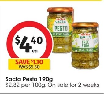 Sacla Pesto 190g