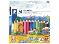 Officeworks Staedtler Noris Aquarell Watercolour Pencils 24 Pack offer