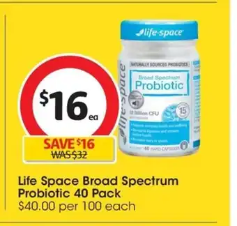 Life Space Broad Spectrum Probiotic 40 Pack