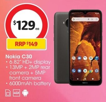Coles Nokia C30 offer