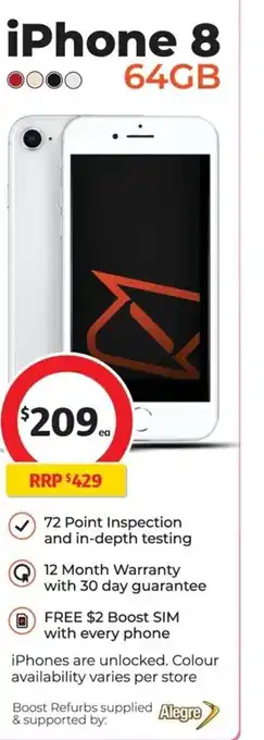 Coles Iphone 8 64 GB offer