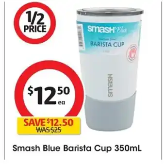 Coles Smash Blue Barista Cup 350 ml offer