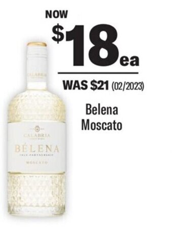 Coles Belena Moscato offer