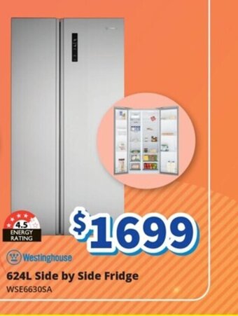 Bi-Rite 624L Side by Side Fridge offer
