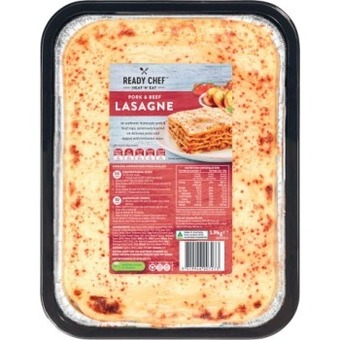 Coles Ready chef lasagne 1.9kg offer