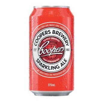 Coles Coopers sparkling ale cans 24x375ml offer