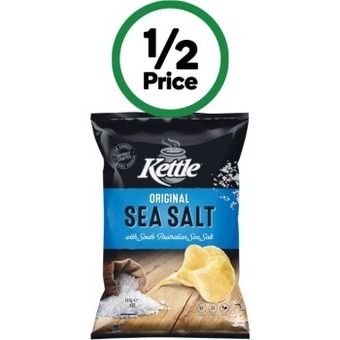 Woolworths Kettle potato chips 165g offer