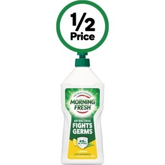 Woolworths Morning fresh antibacterial dishwashing liquid 680ml offer
