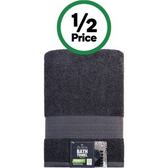 Woolworths Inspire premium bath towel 600gsm offer