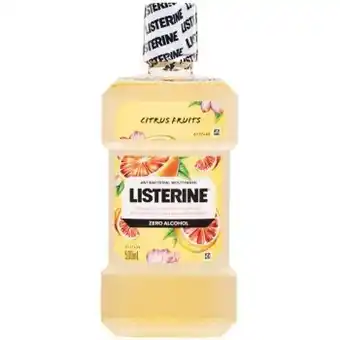 Woolworths Listerine citrus fruits mouthwash 500ml offer