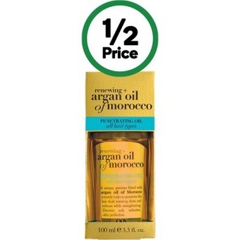 Woolworths Ogx hair oil 100ml offer