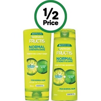 Woolworths Garnier fructis shampoo or conditioner 315ml offer